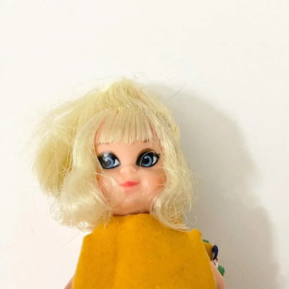 Vintage Liddle Kiddle Shirley Skediddler 4 Inch  DOLL ONLY - Picture 2 of 16